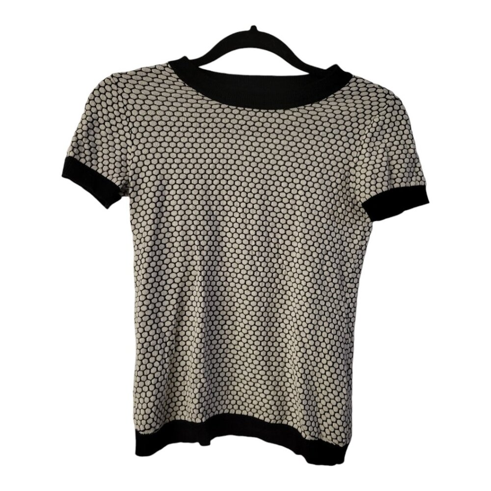 Maison Jules Honeycomb Print Top